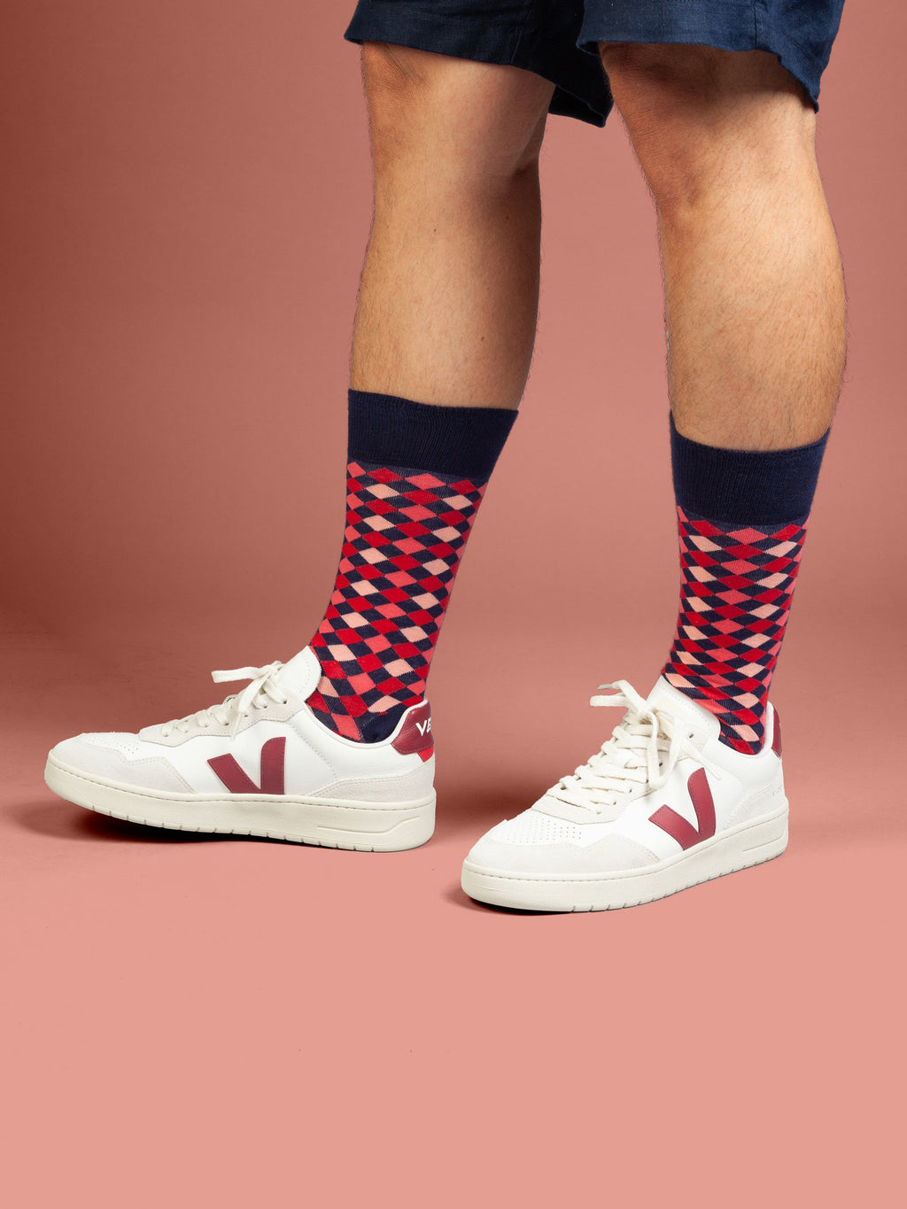 Socken Retro Checks von DillySocks