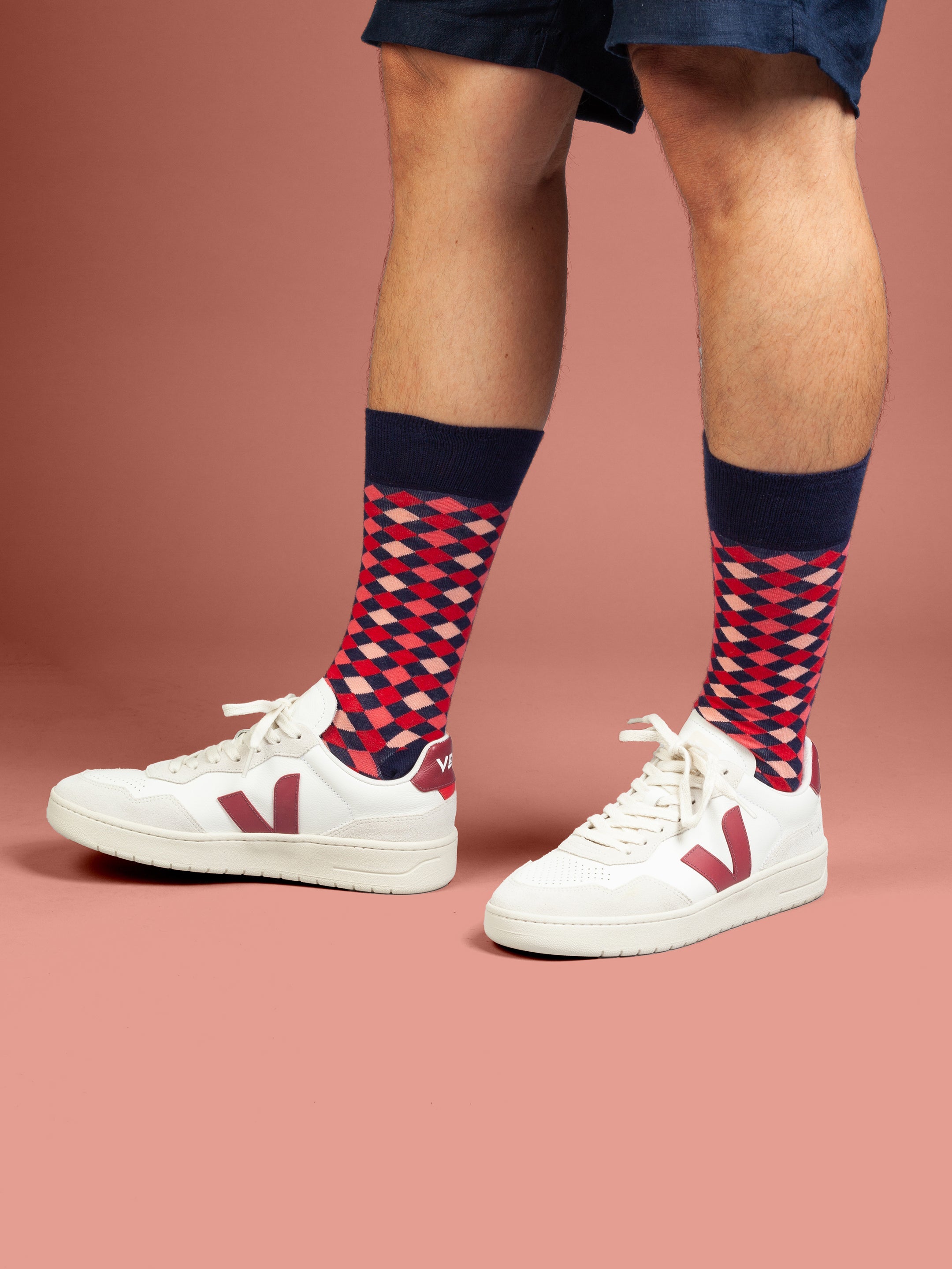 Socken Retro Checks von DillySocks