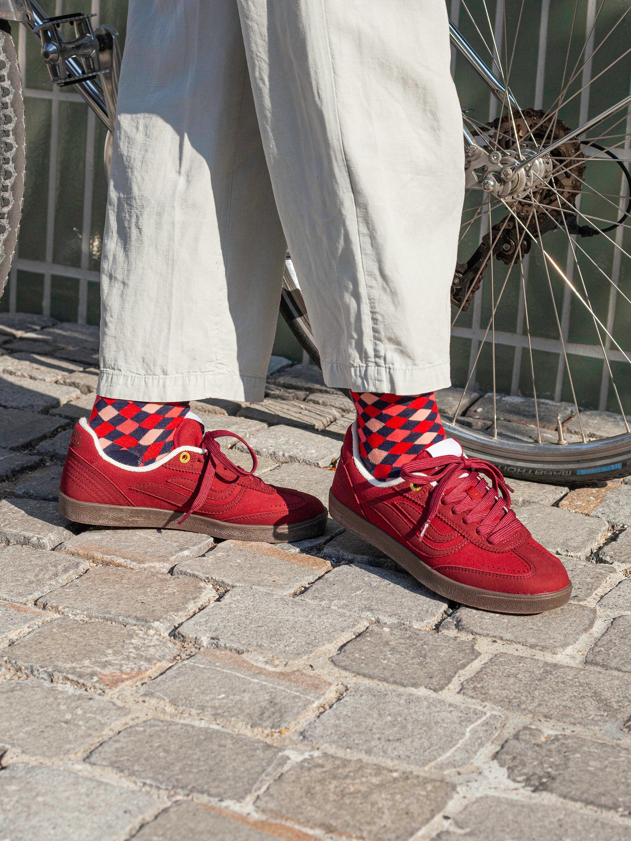 Socken Retro Checks von DillySocks