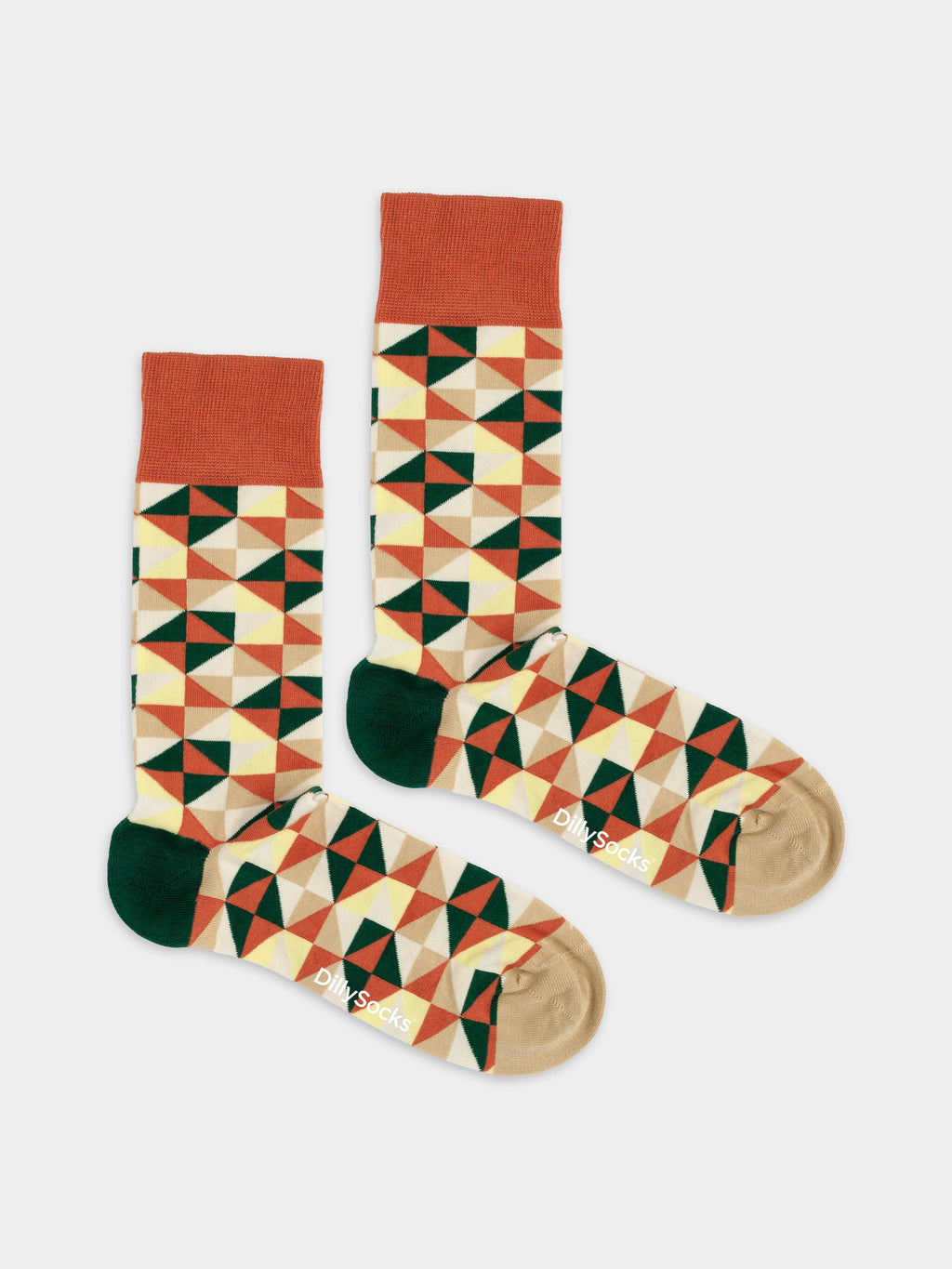 Socken Vintage Tiles von DillySocks