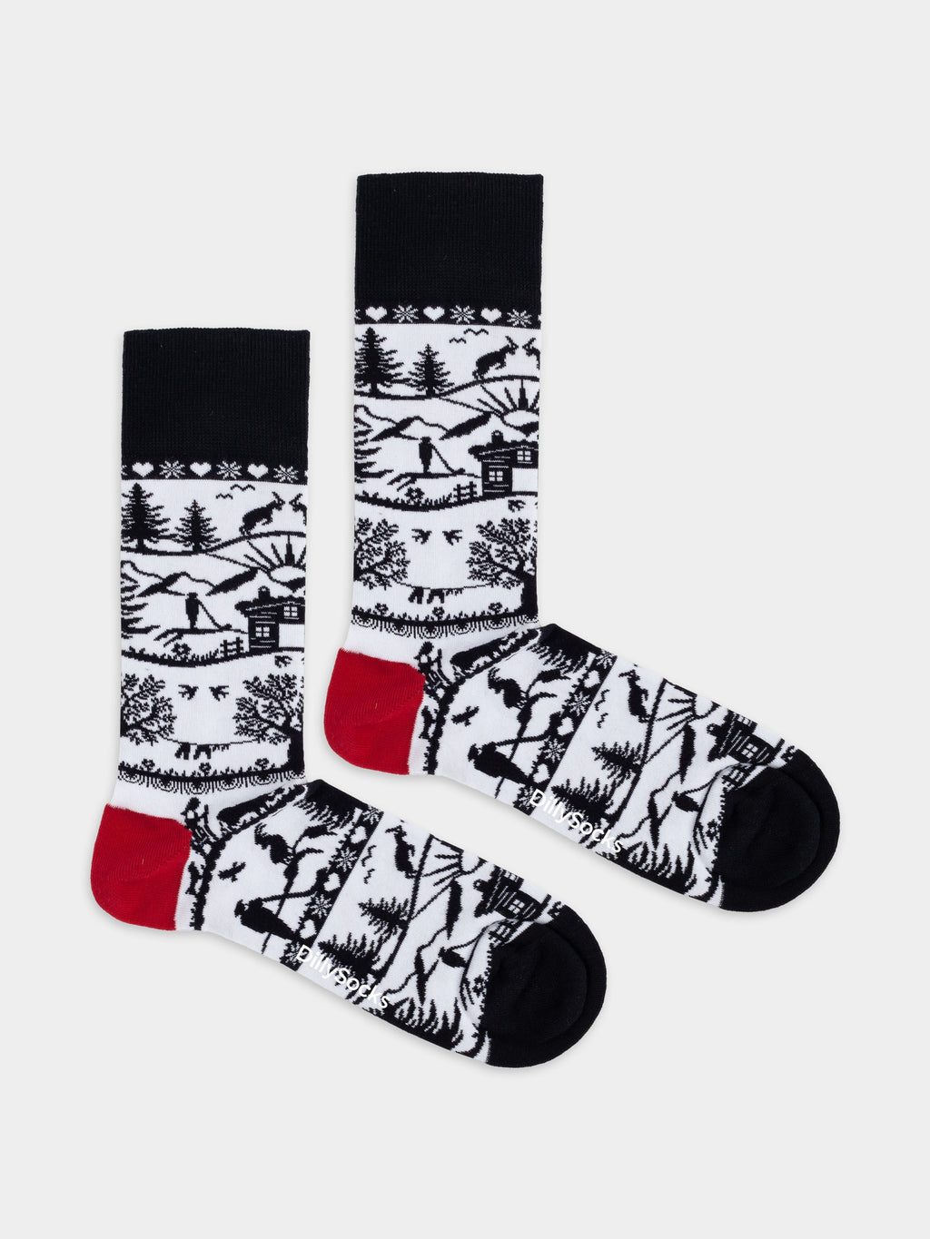 Socken Swiss Silhouette von DillySocks