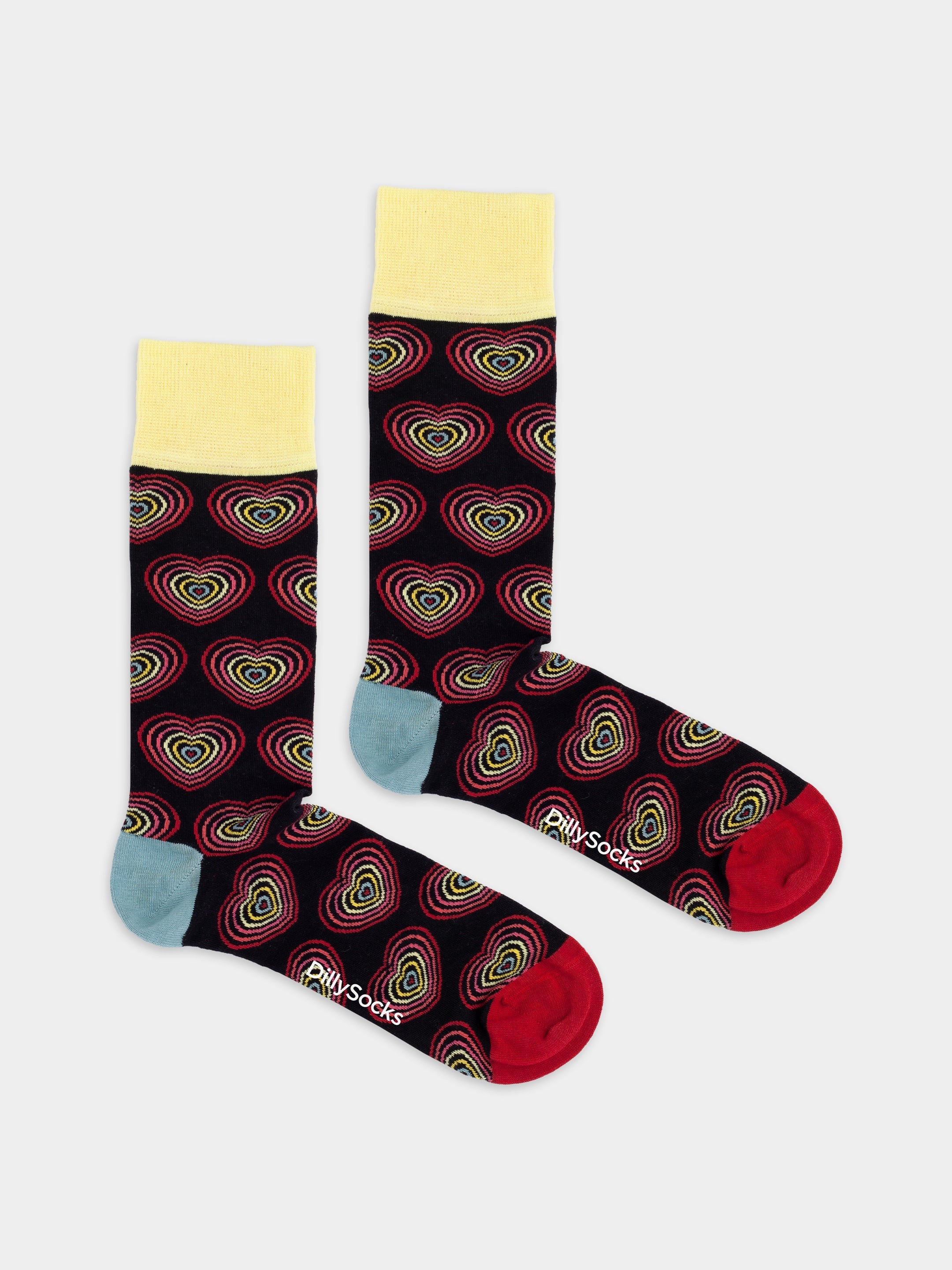 Socken Retro Hearts von DillySocks