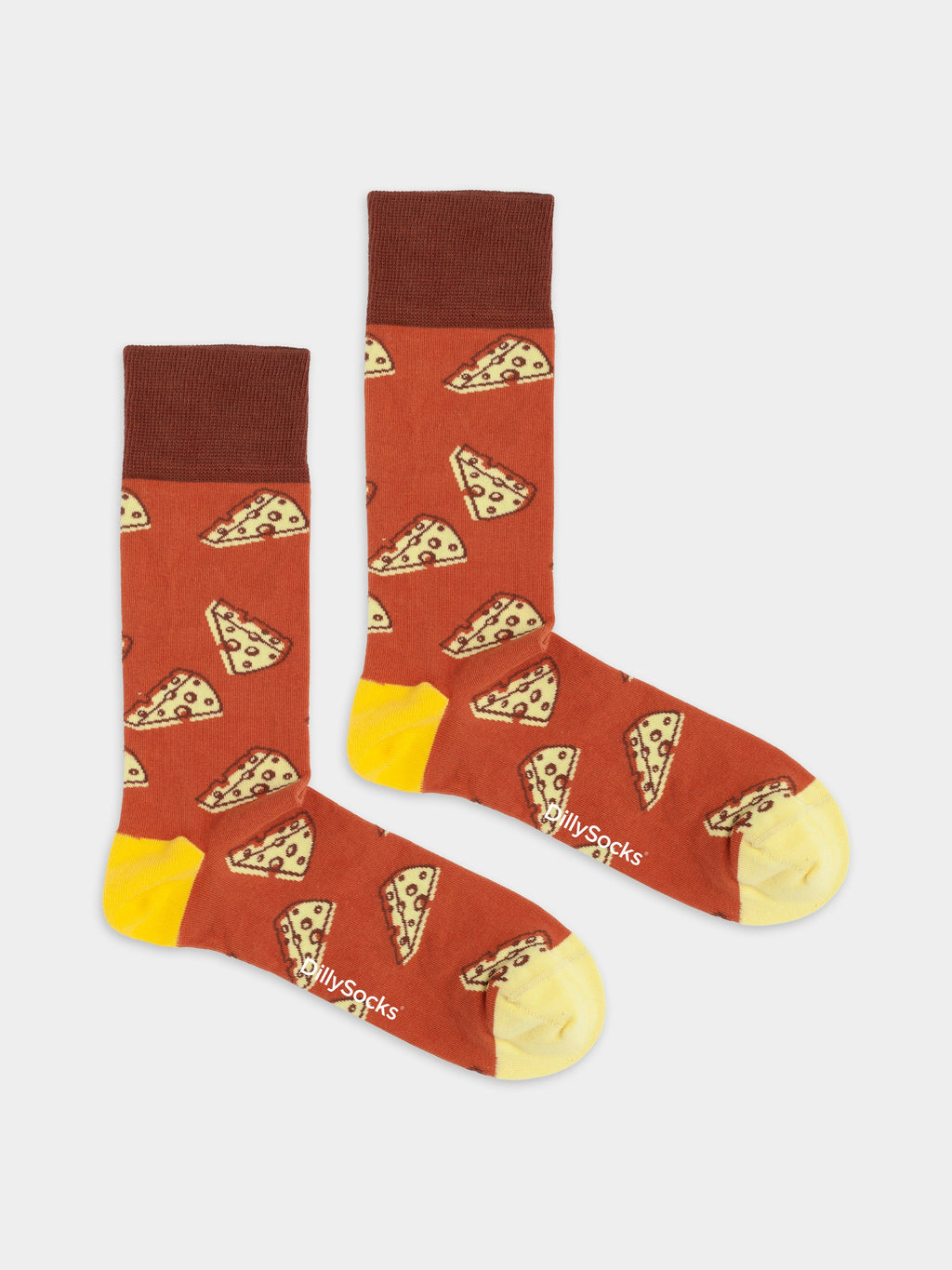 Socken Cheese Bites von DillySocks