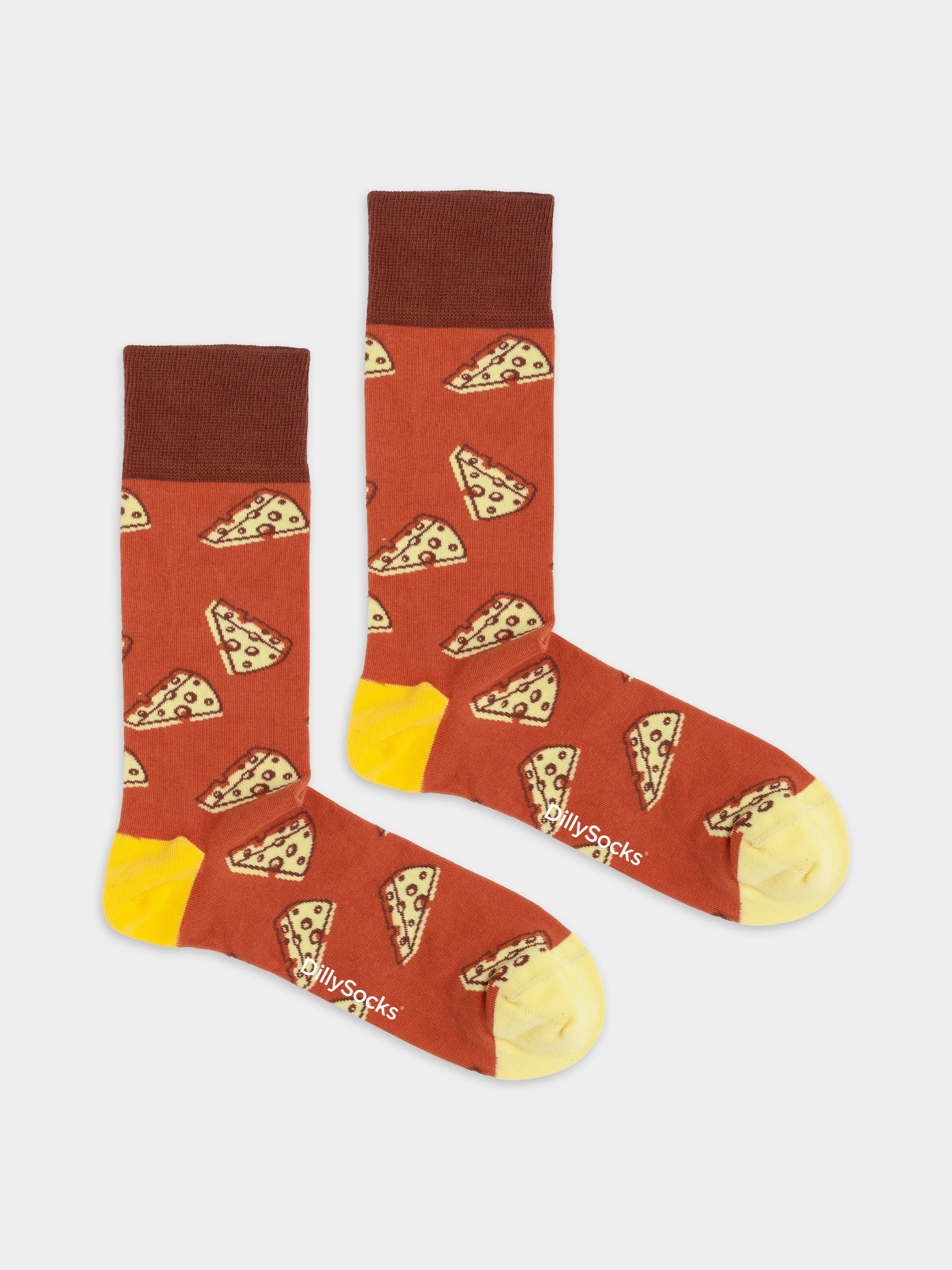 Socken Cheese Bites von DillySocks