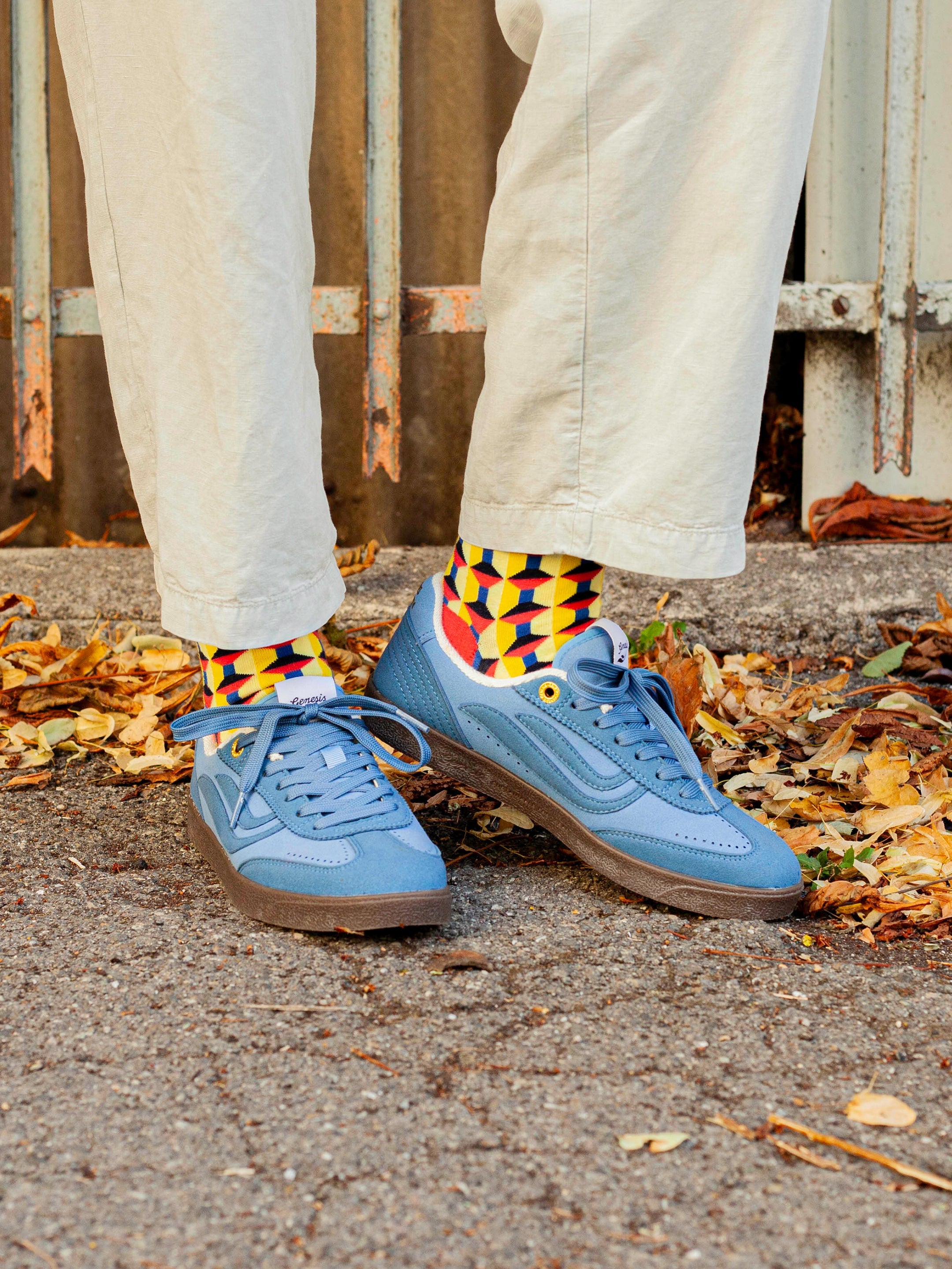Socken Retro Tiles von DillySocks