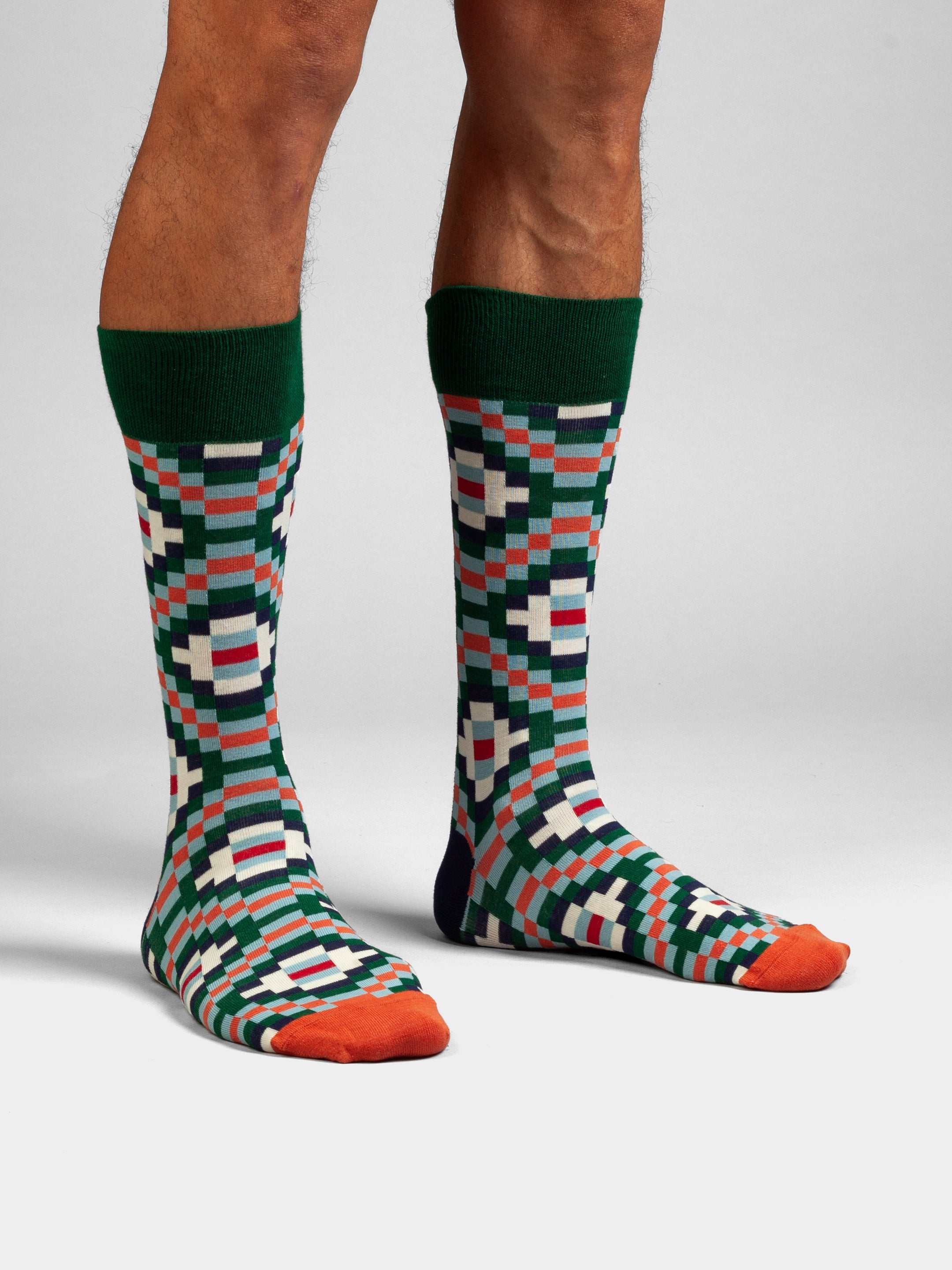Socken Tribal Tiles von DillySocks