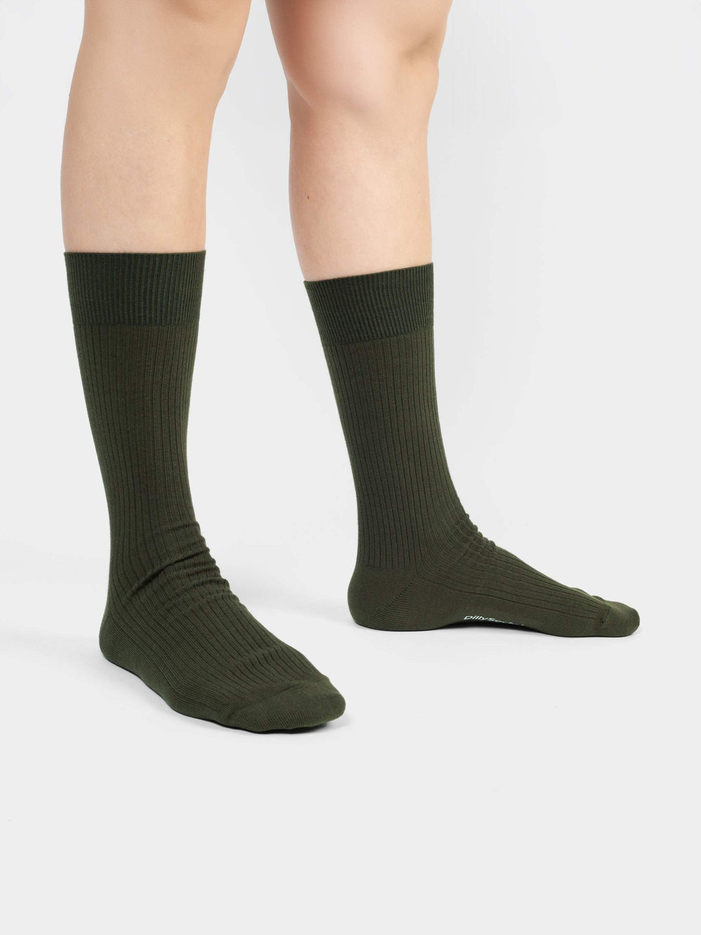 Ribbed Olive Green