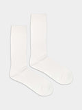 Weisse gerippte Socke inspiriert von Schneewittchen