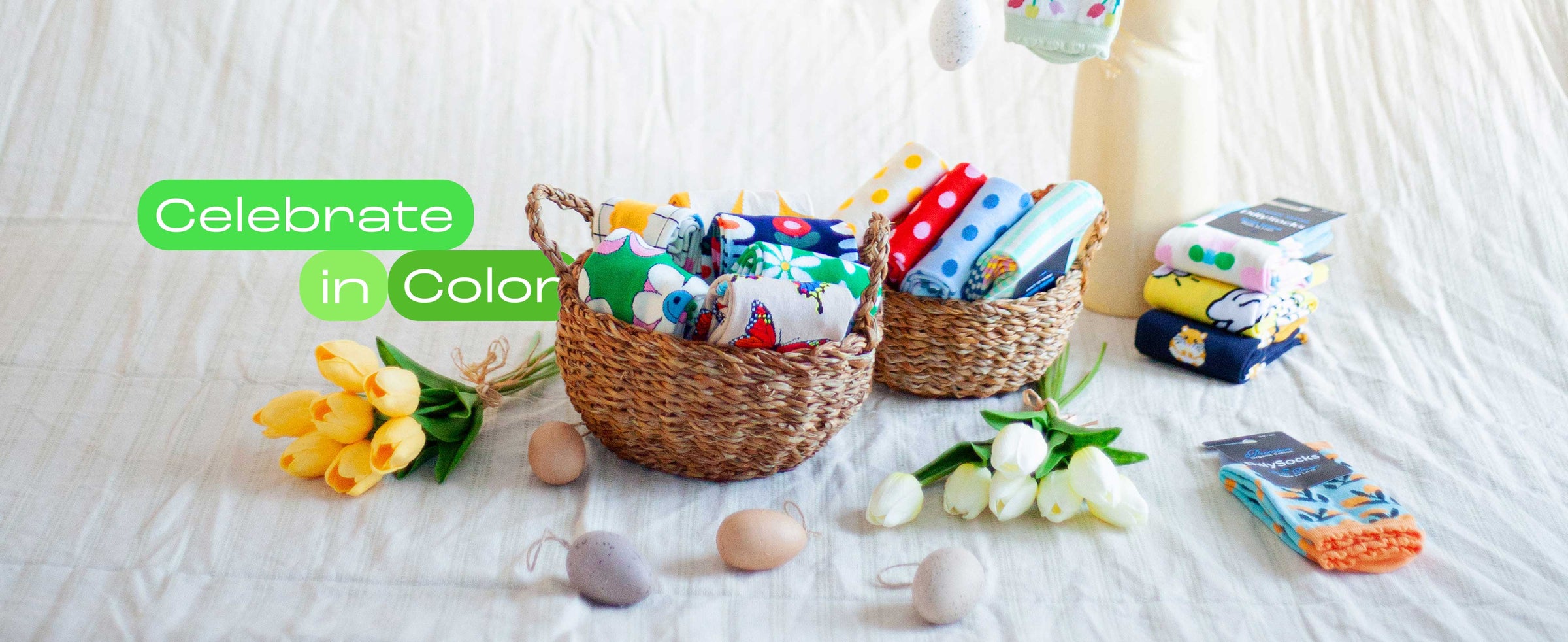 Easter Socks - Colorful Socks as an Easter Gift