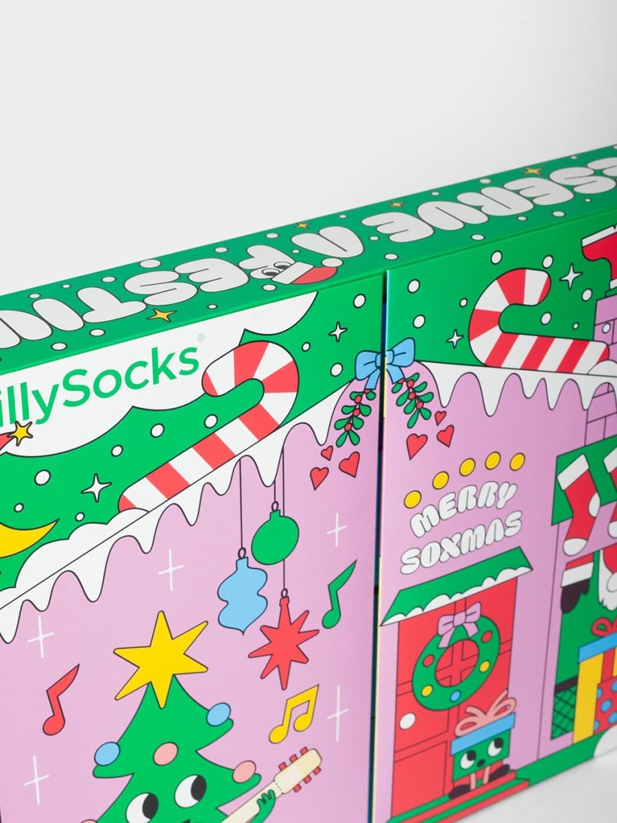 Calendrier de l'Avent des chaussettes 2025