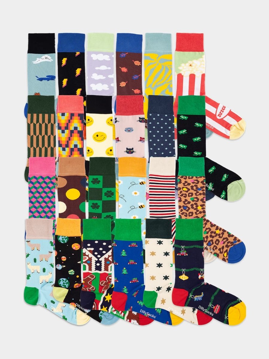 Calendrier de l'Avent des chaussettes 2025