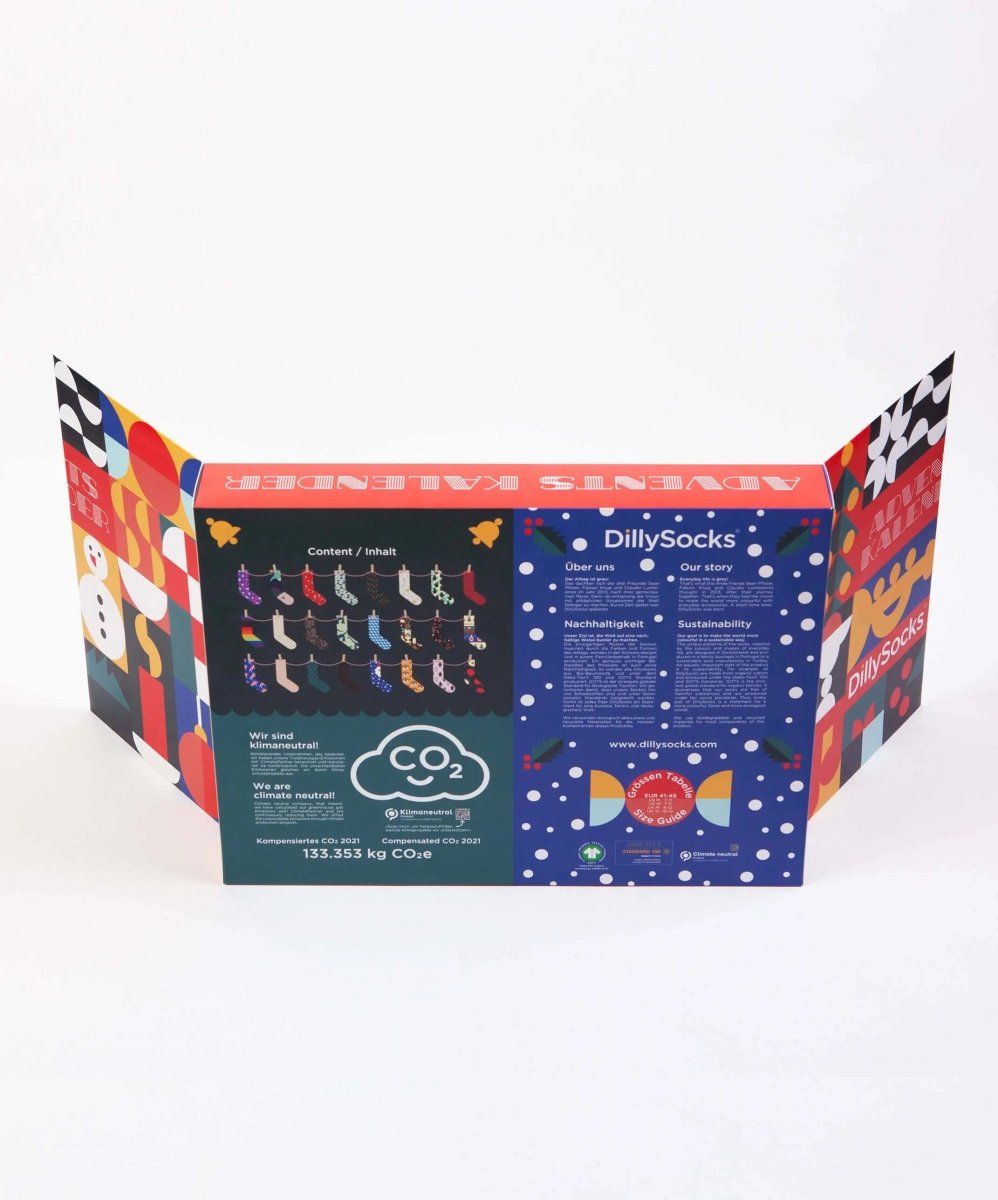 Adventskalender Socken - Adventskalender 2022 von DillySocks