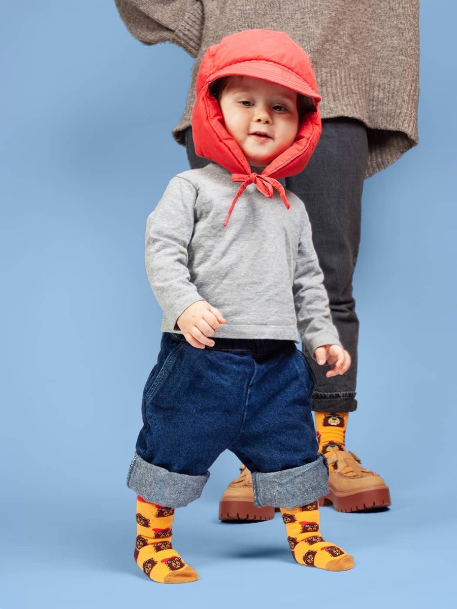 Anti - Rutsch Kindersocken Lil Bievers In The Hood Non - Slip von DillySocks