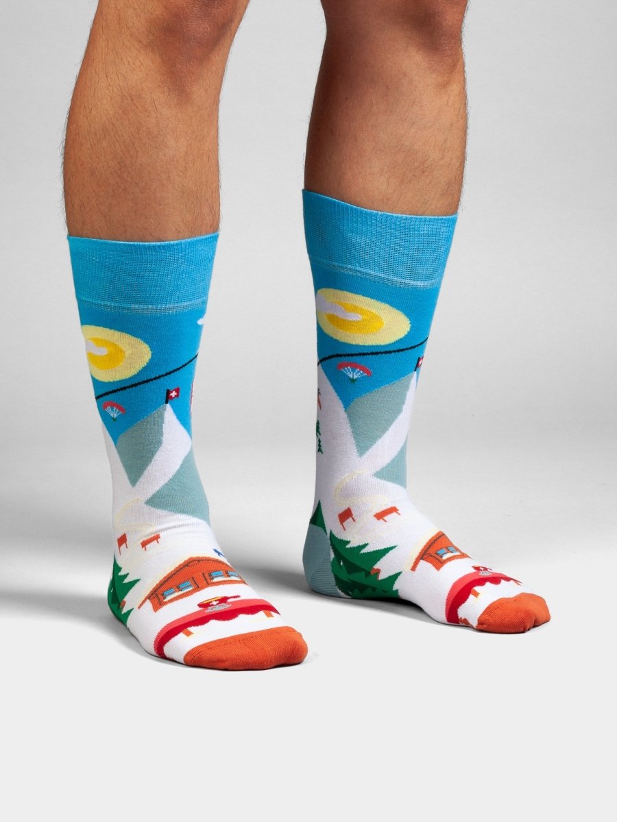 Bunte Socken Alpine Adventure von DillySocks