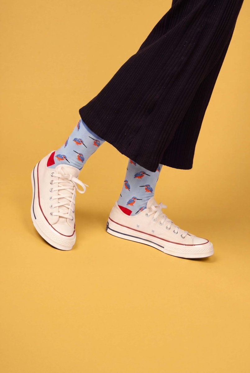 Bunte Socken Blue Kingfisher von DillySocks