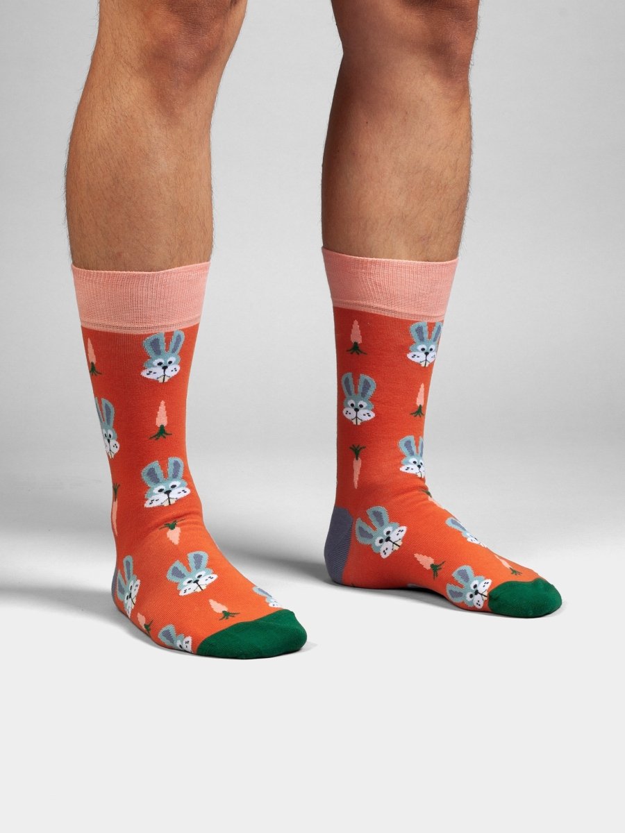Bunte Socken Carrot Bunny von DillySocks