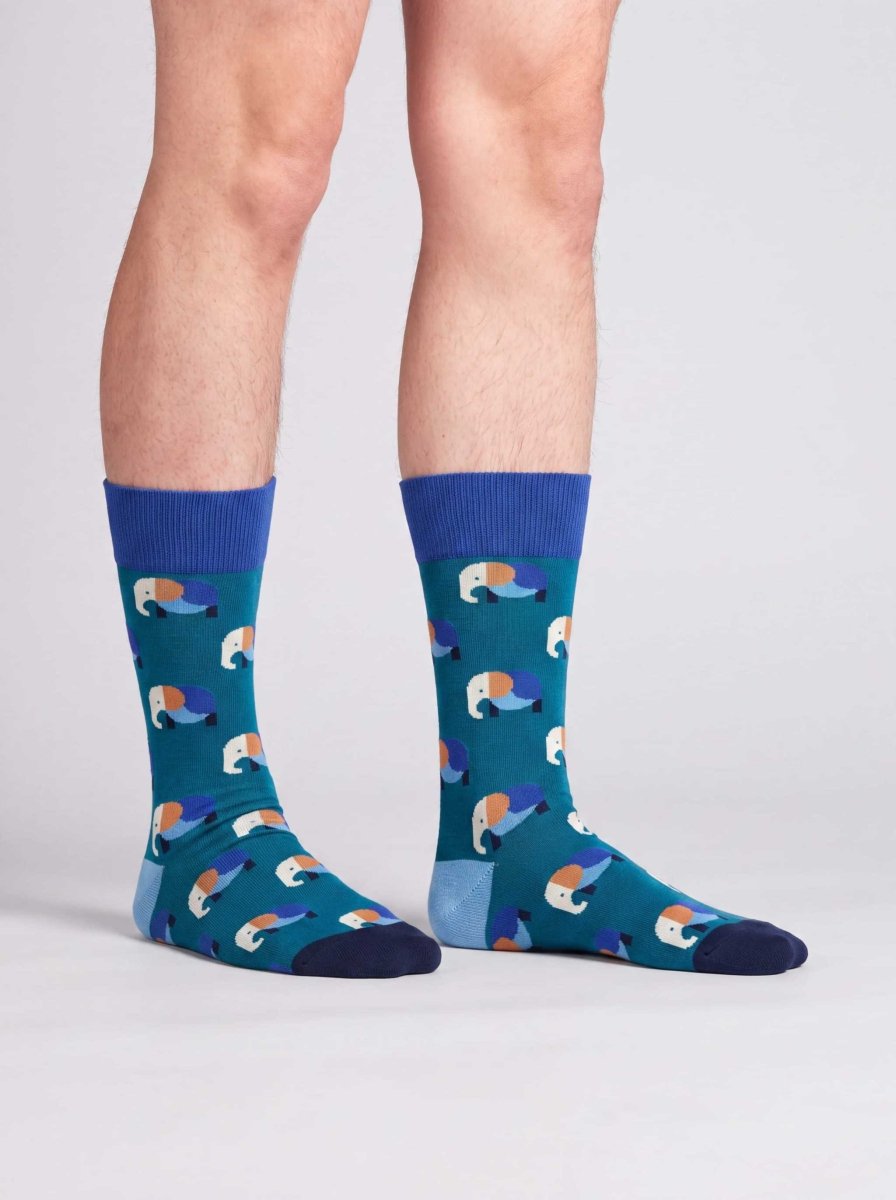 Bunte Socken Elevated Elephant von DillySocks