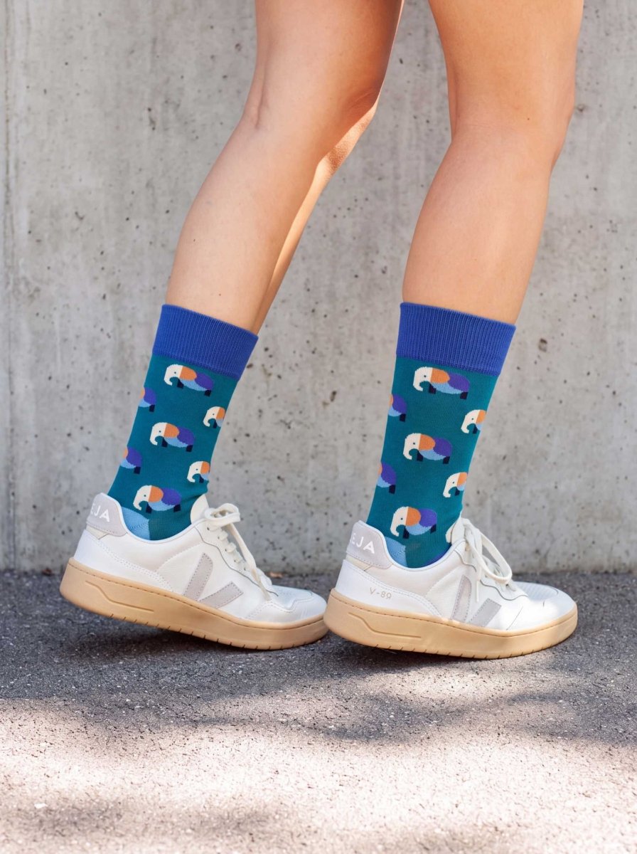 Bunte Socken Elevated Elephant von DillySocks