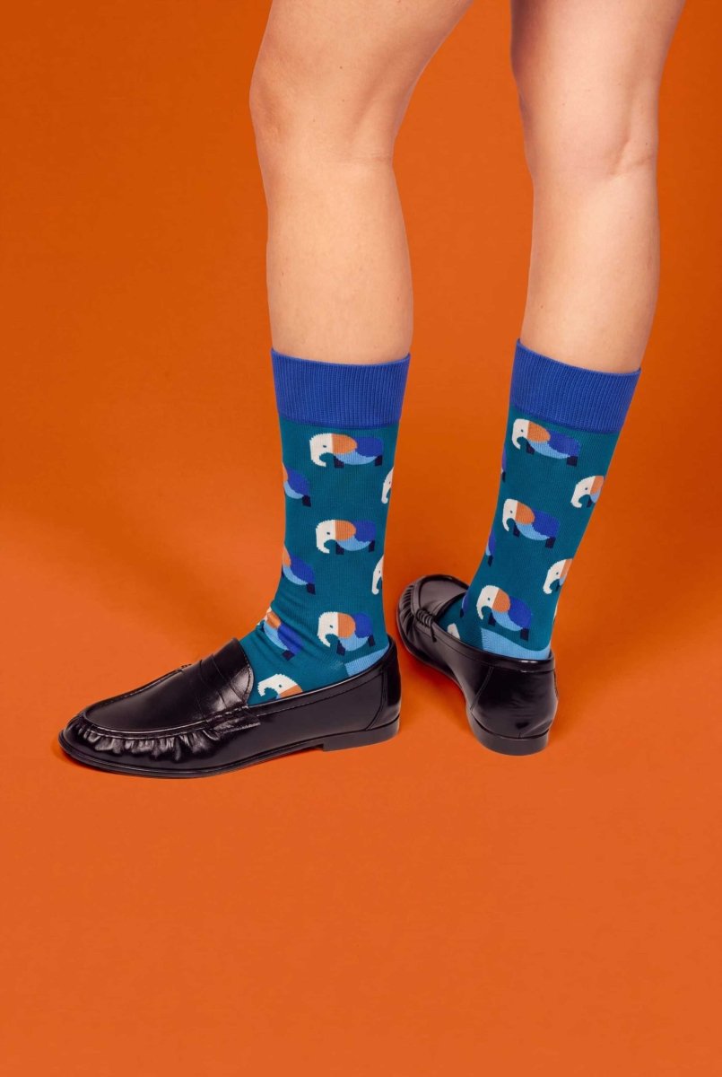 Bunte Socken Elevated Elephant von DillySocks