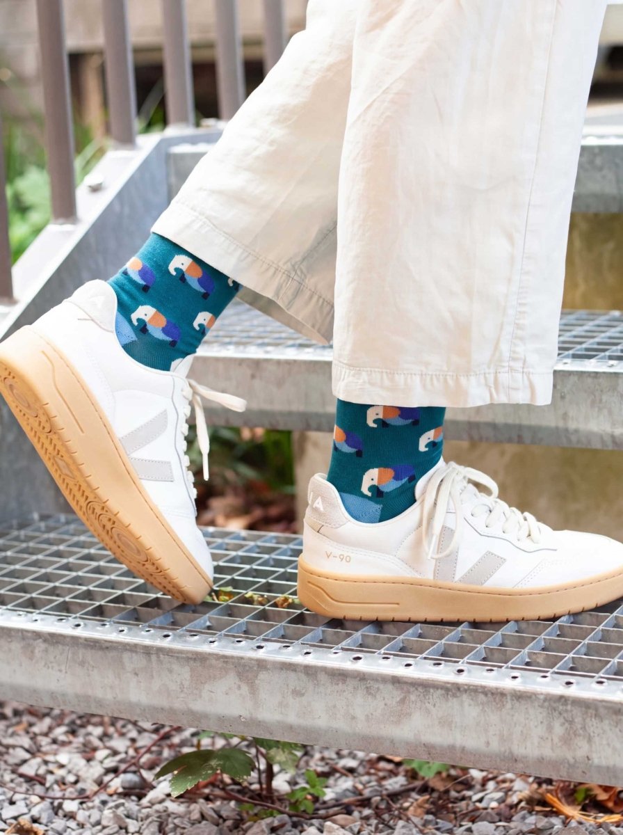 Bunte Socken Elevated Elephant von DillySocks