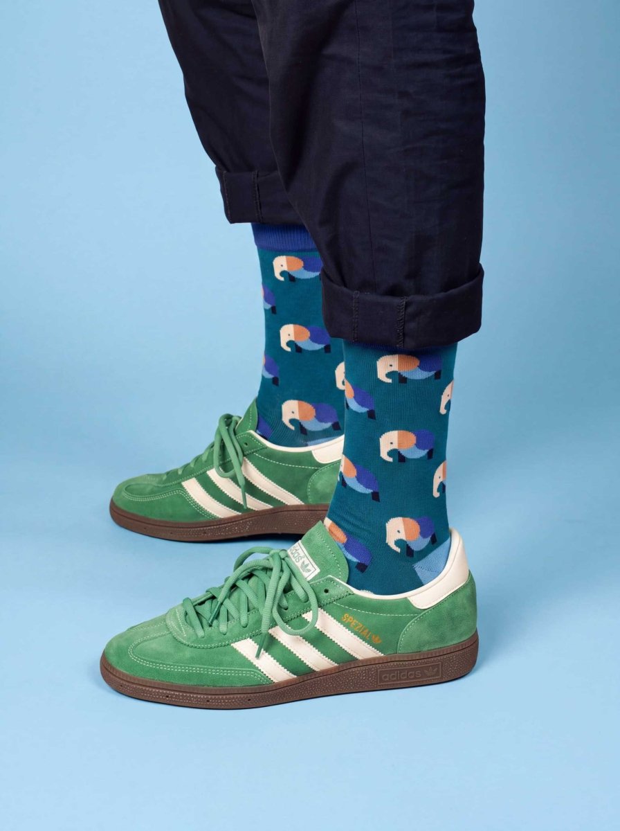 Bunte Socken Elevated Elephant von DillySocks