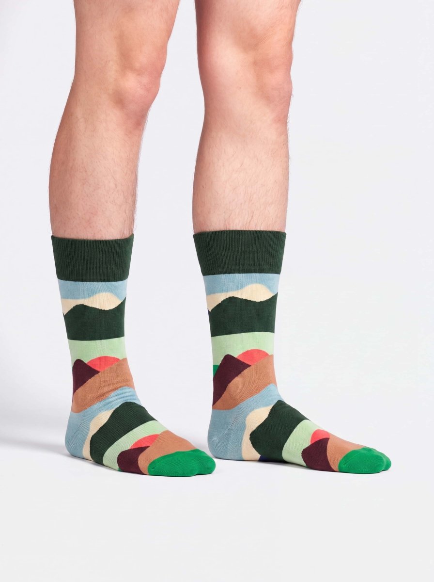 Bunte Socken Mountain Peaks von DillySocks