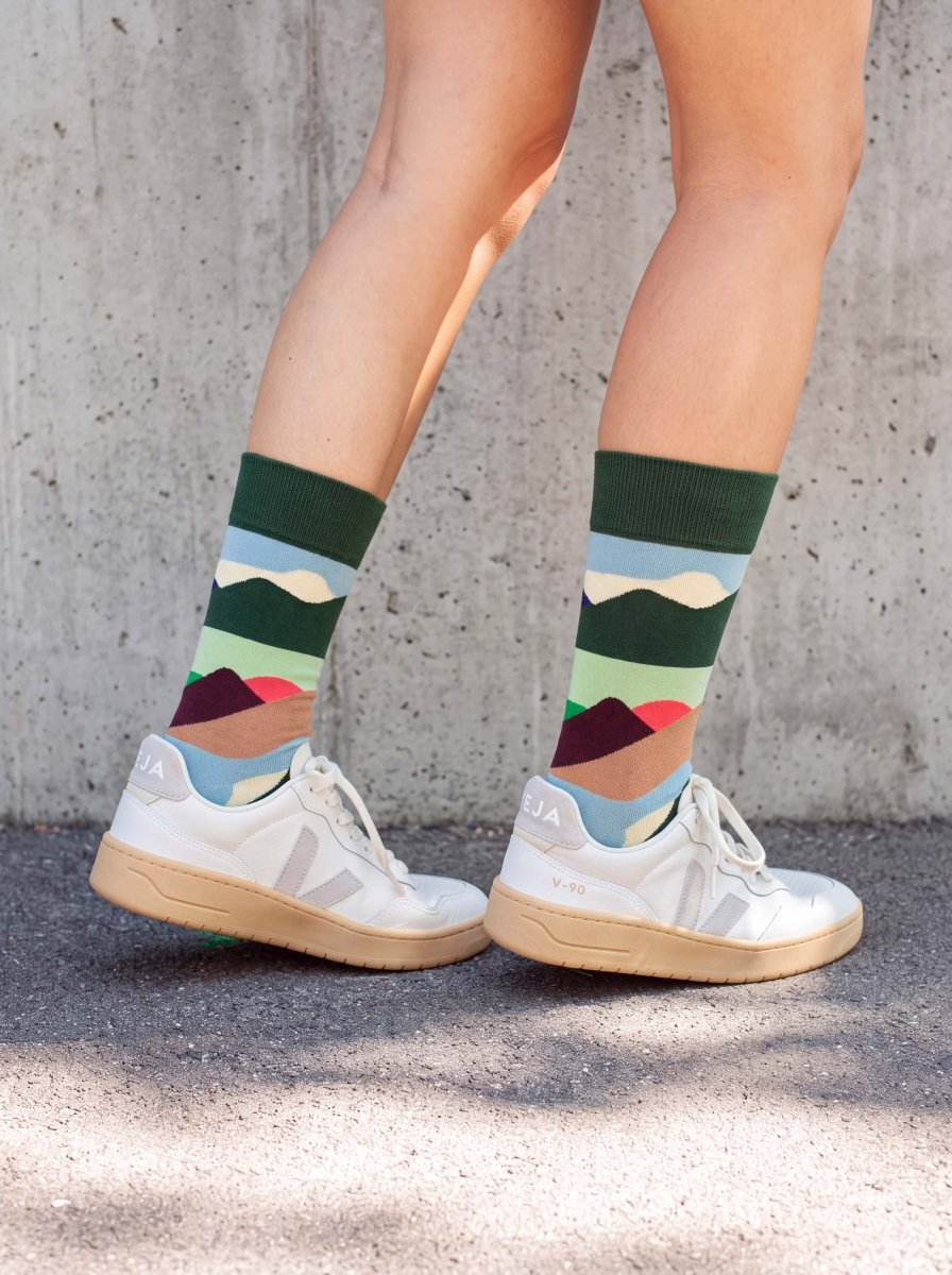 Bunte Socken Mountain Peaks von DillySocks