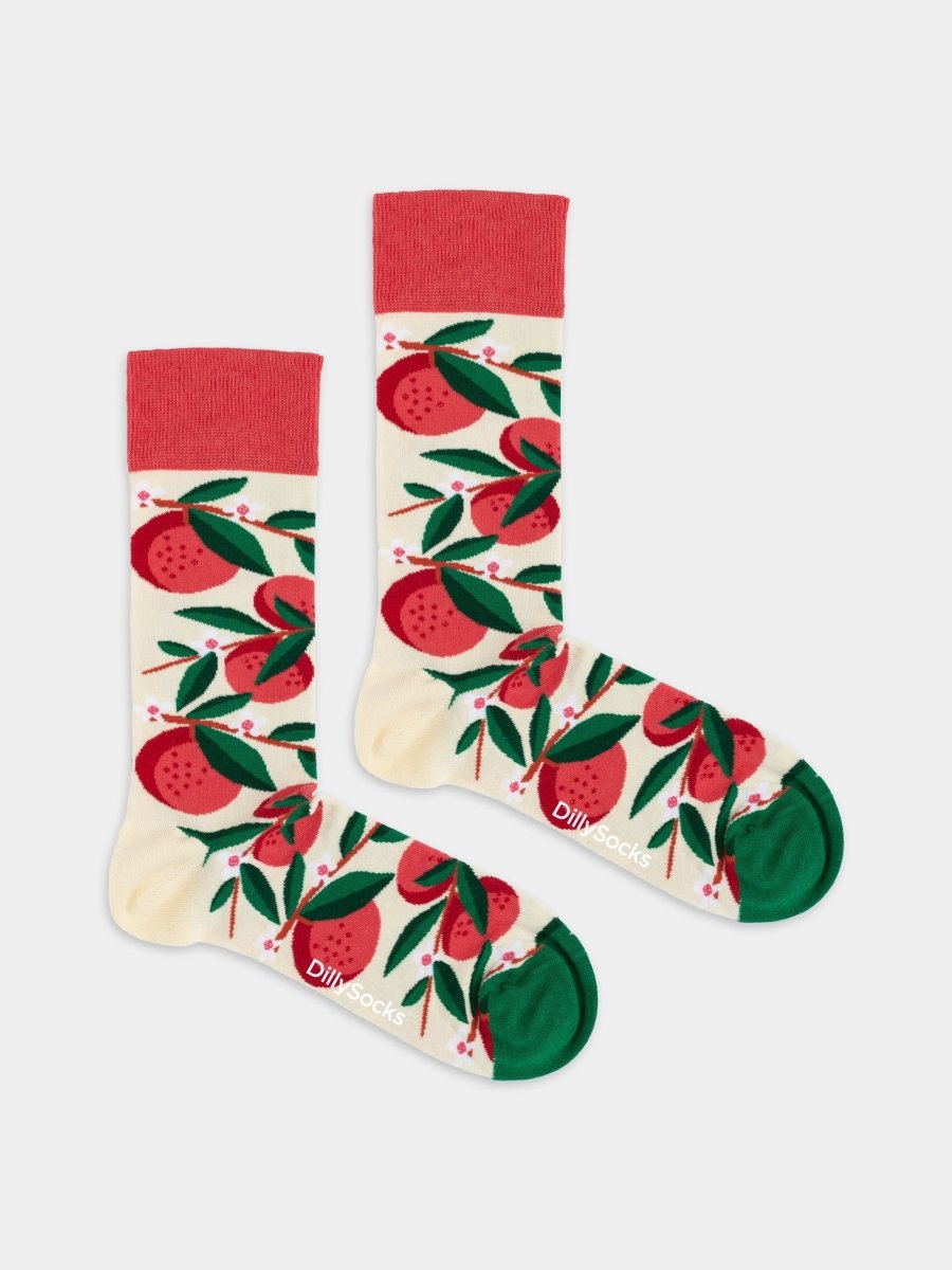 Bunte Socken Orange Blossom von DillySocks
