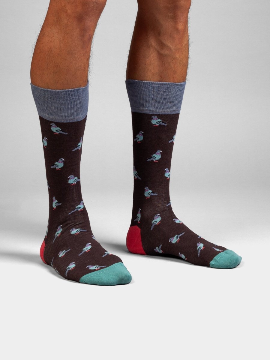 Bunte Socken Pigeon Flight von DillySocks
