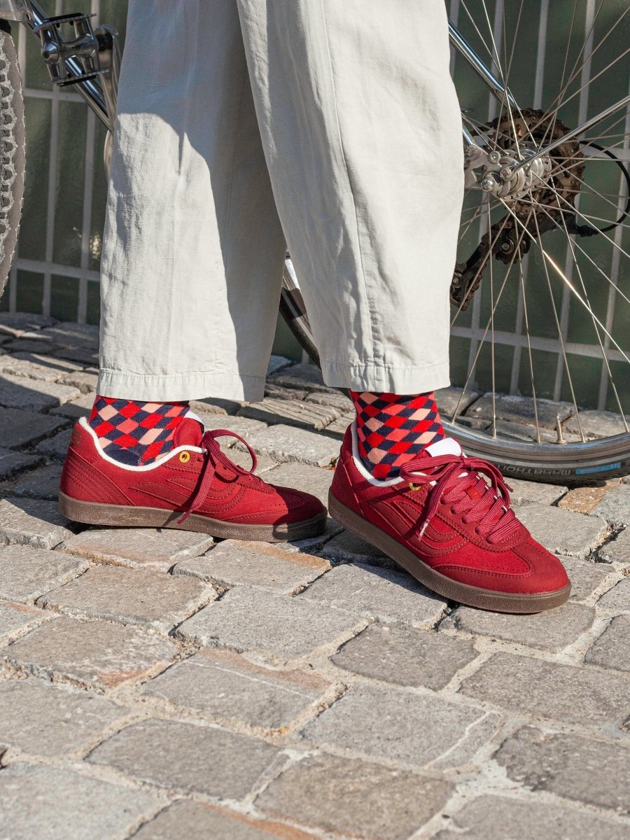 Bunte Socken Retro Checks von DillySocks