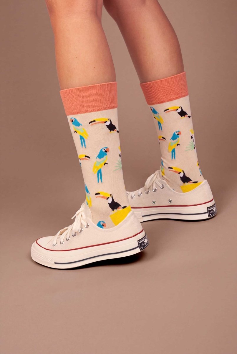 Bunte Socken Sand Aviary von DillySocks