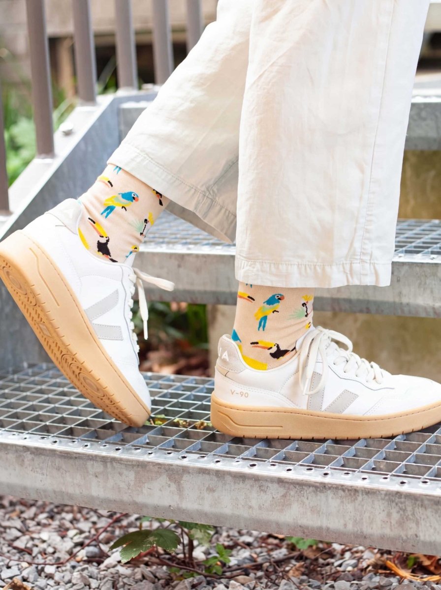 Bunte Socken Sand Aviary von DillySocks