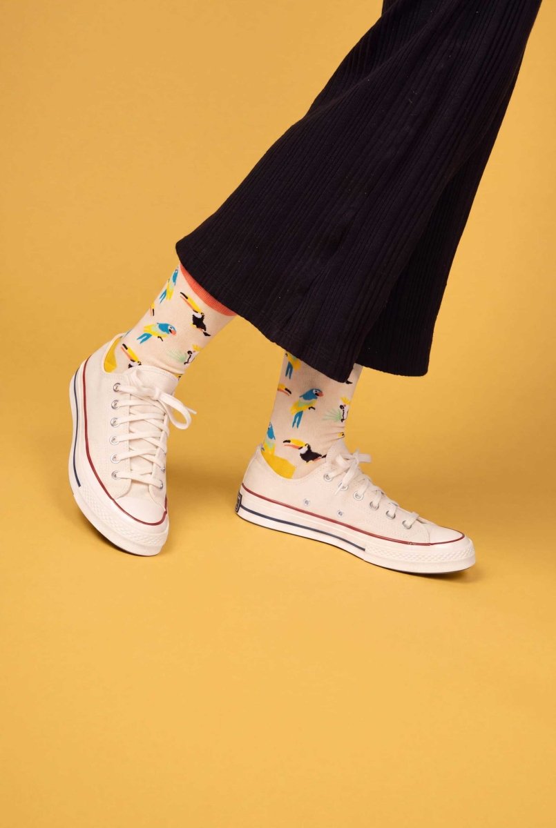 Bunte Socken Sand Aviary von DillySocks
