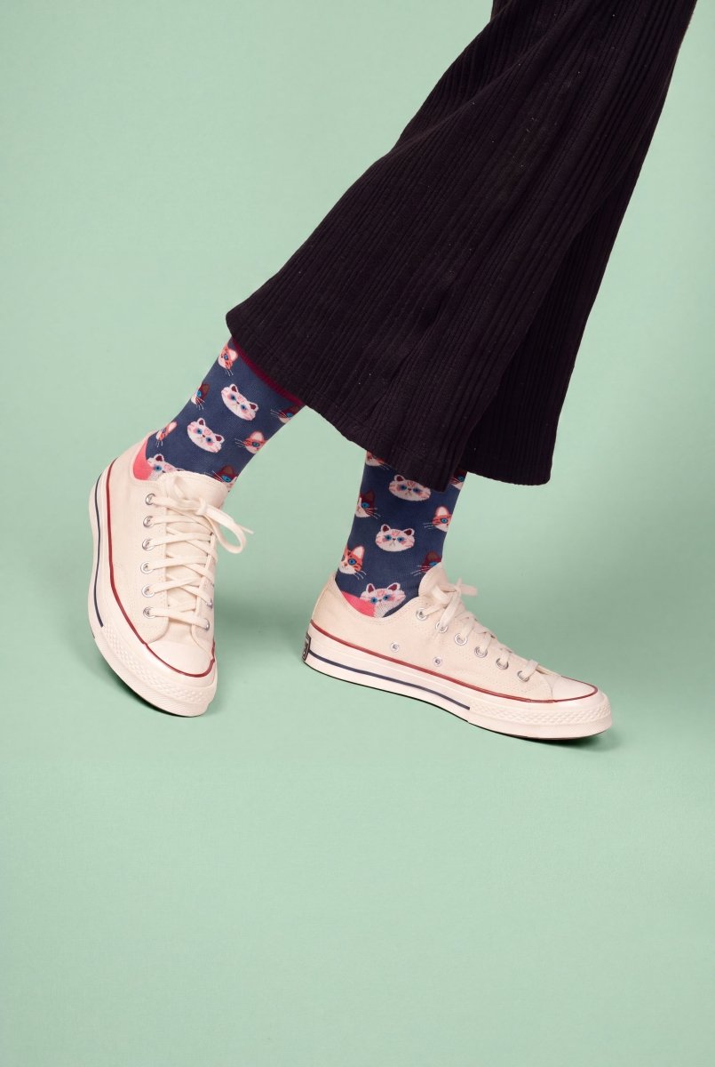 Bunte Socken Sky Kitten von DillySocks