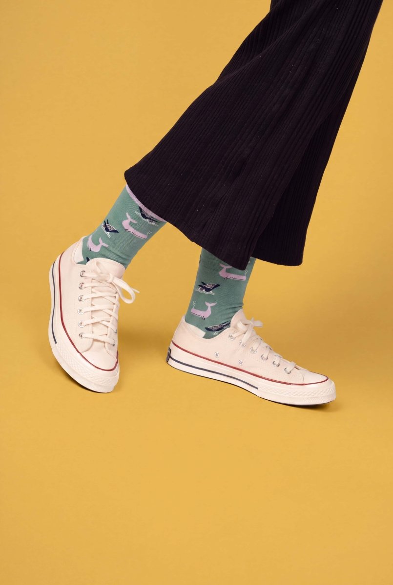 Bunte Socken Whale Party von DillySocks