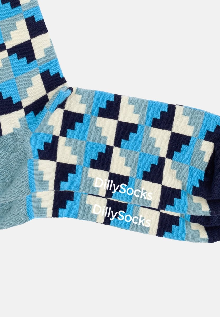 Bunte Socken Winter Horizon (4er Pack) von DillySocks