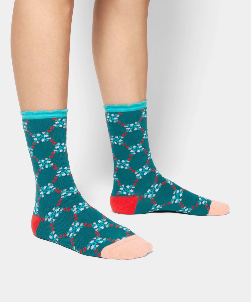 Damensocken Blossom Honeycombs von DillySocks