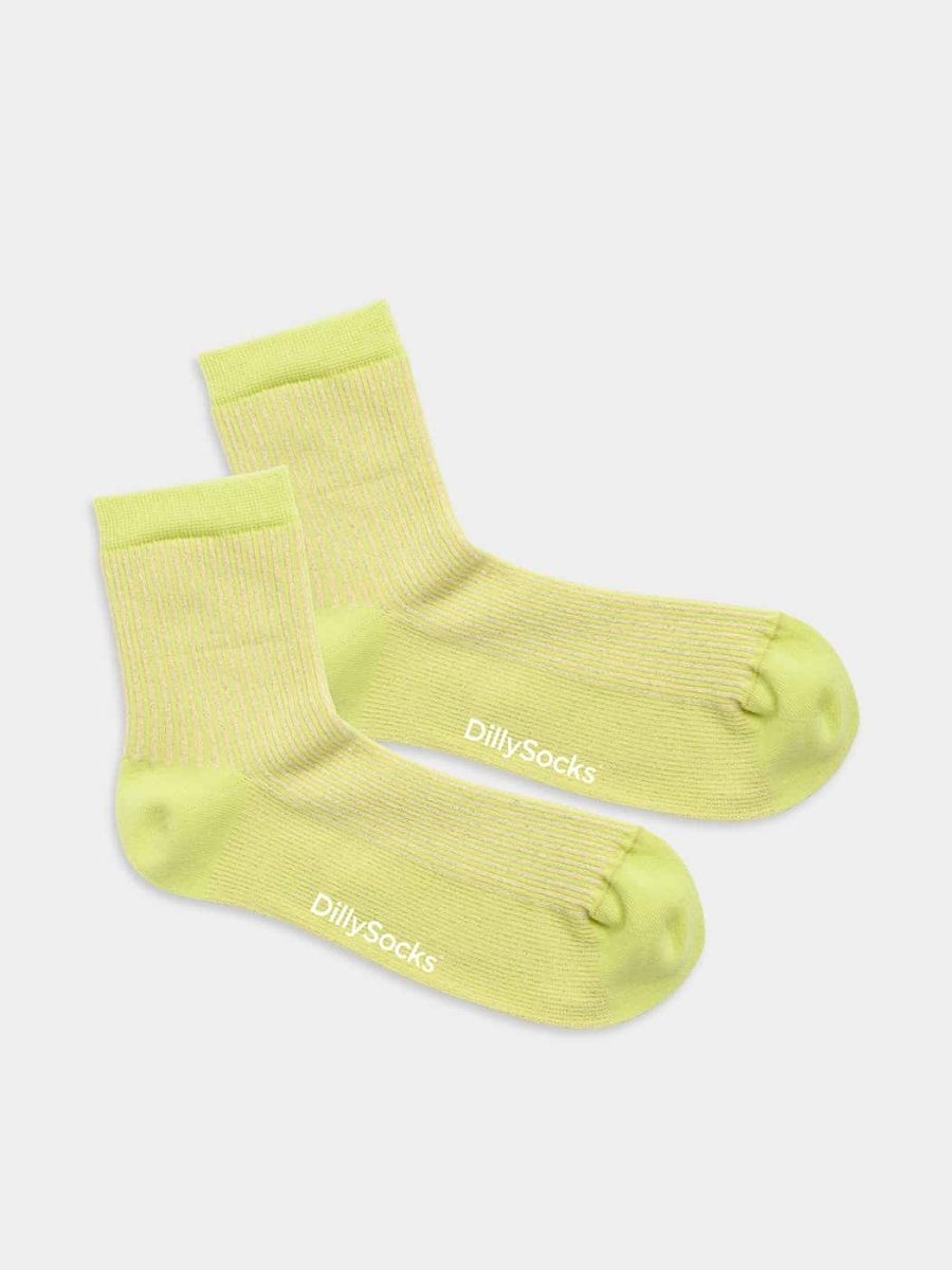 Damensocken Classic Neon Stripes von DillySocks