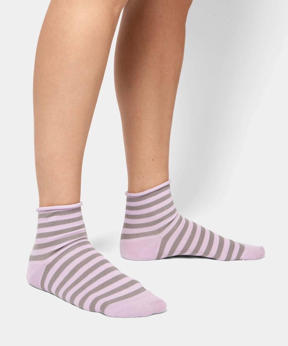 Damensocken Stripy Lilac Tones von DillySocks