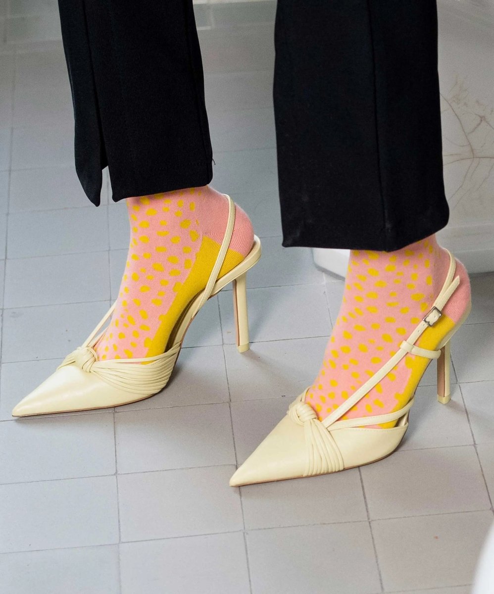 Damensocken Sunshine Leopard von DillySocks