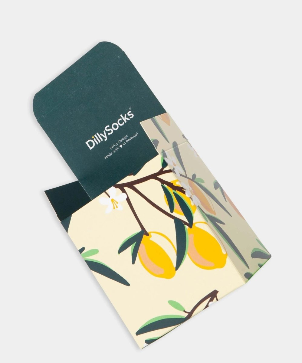 Geschenkverpackung Geschenkverpackung Lemon Twig (3 - 4 Paare) von DillySocks