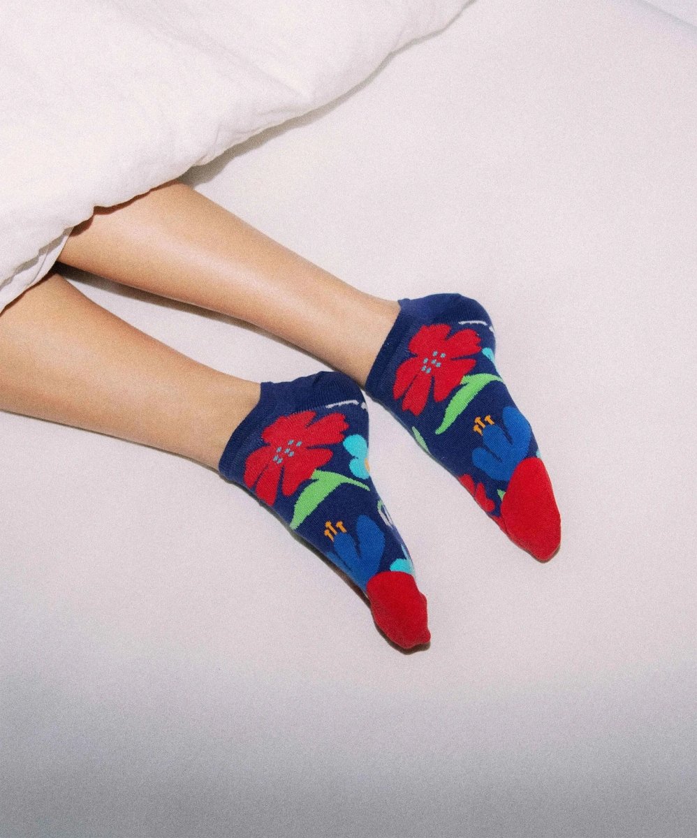 Sneakersocken Short Bouquet von DillySocks