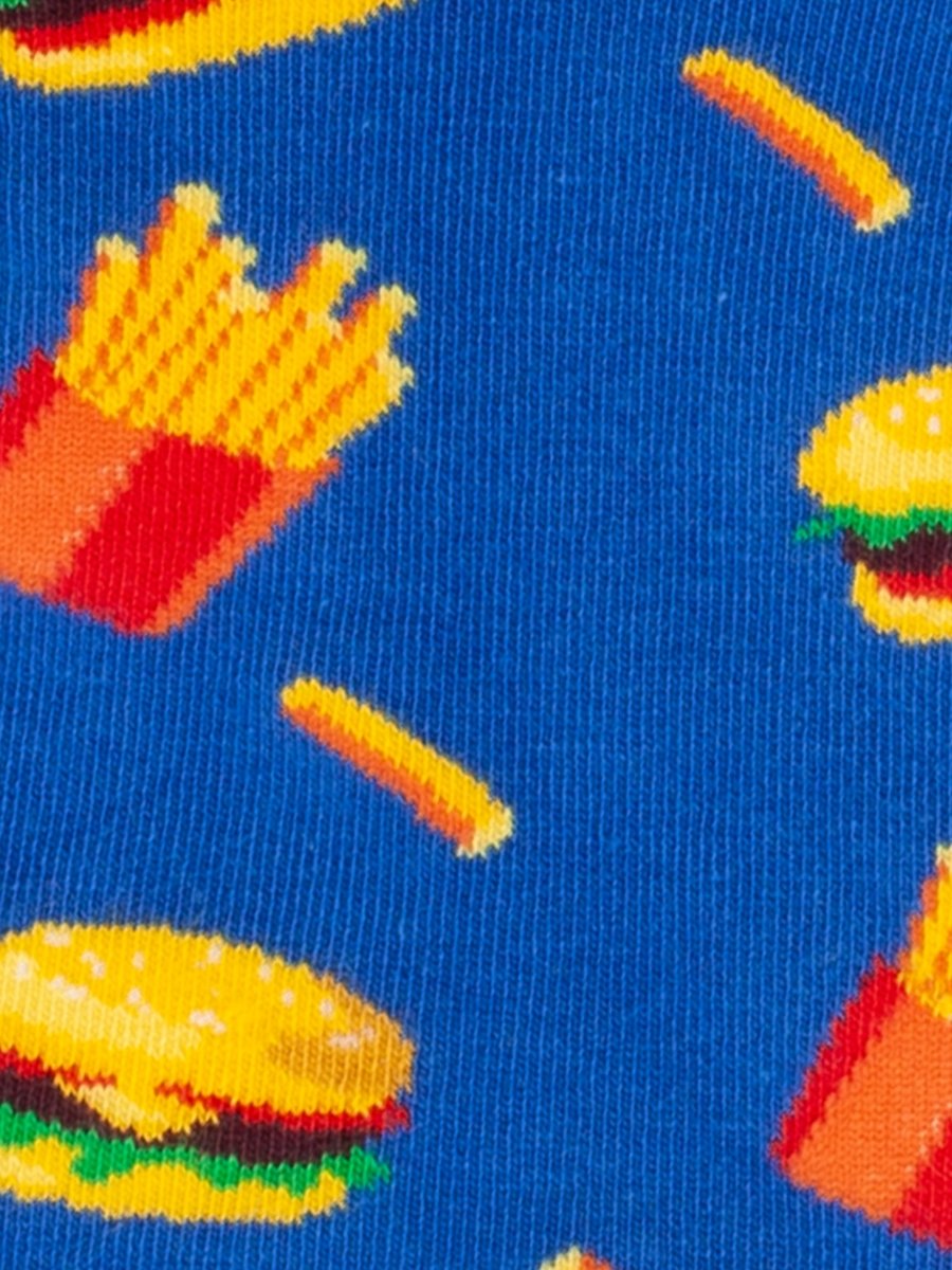 Sneakersocken Short Burger n' Fries von DillySocks