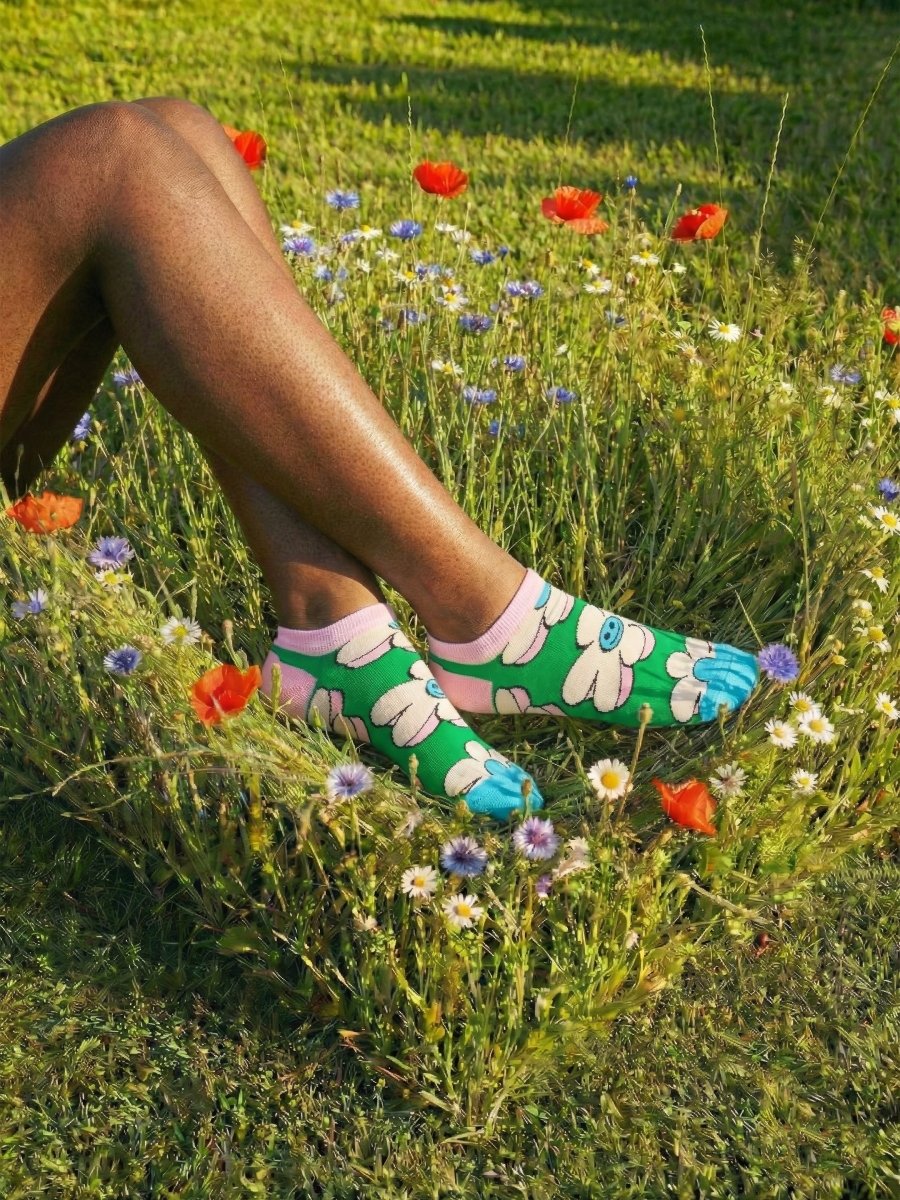 Sneakersocken Short Flower Mood von DillySocks