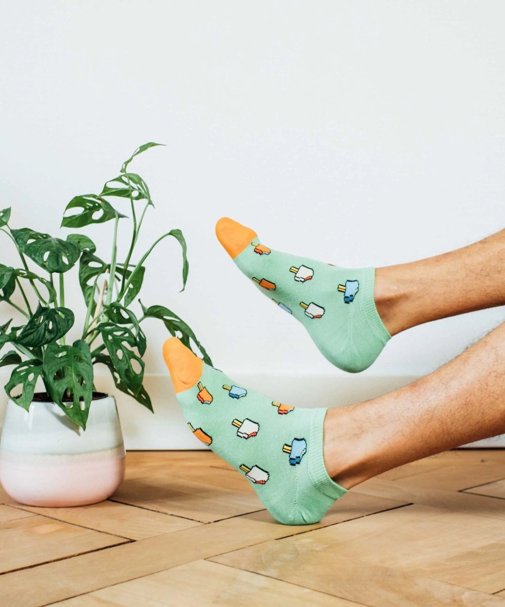 Sneakersocken Short Frozen Day von DillySocks