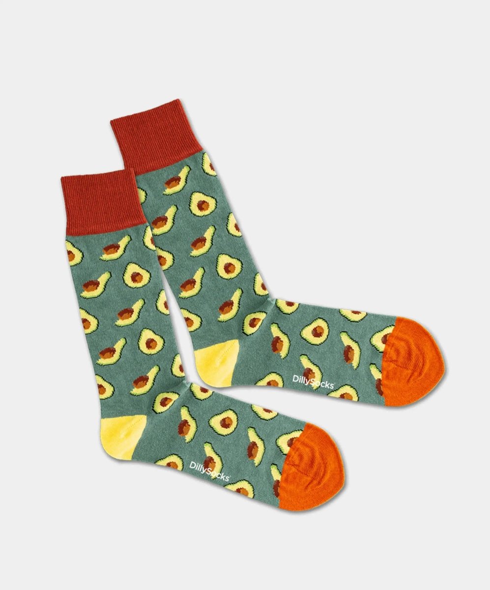 Socken Avocado Field von DillySocks