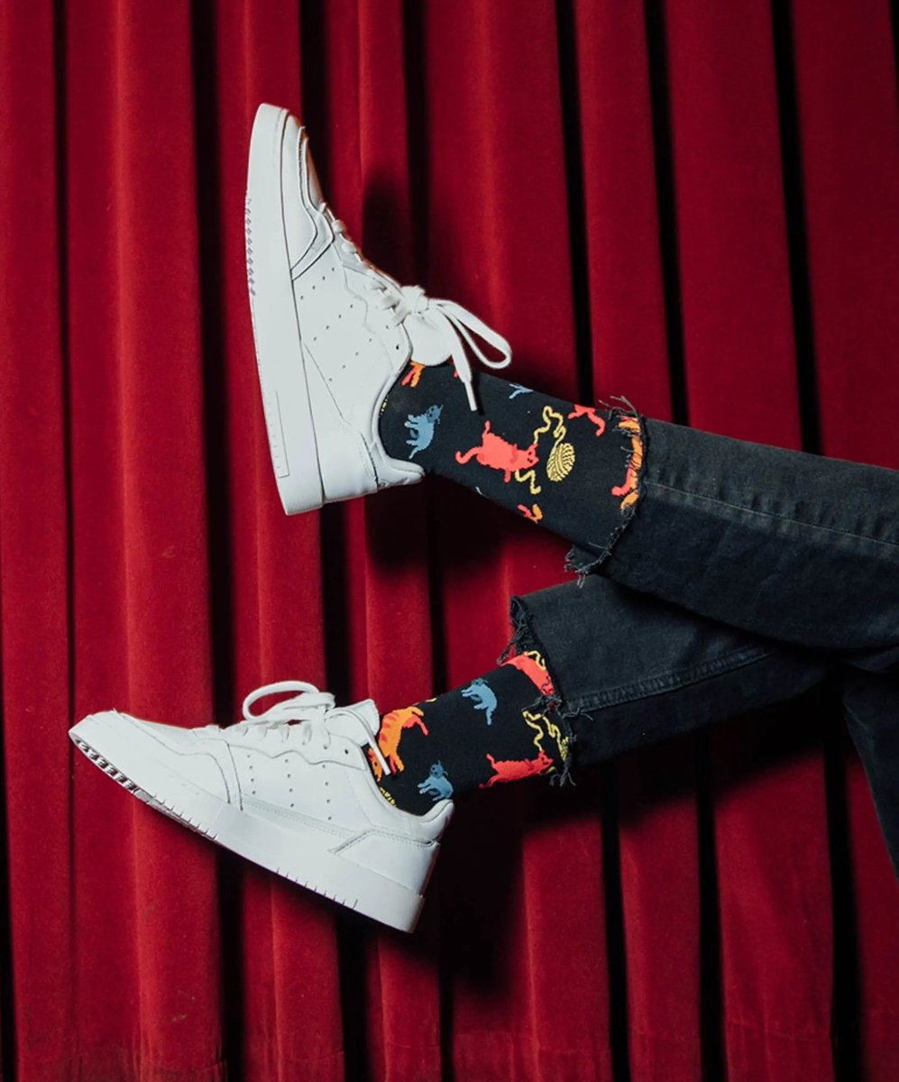 Socken Crazy Cat von DillySocks
