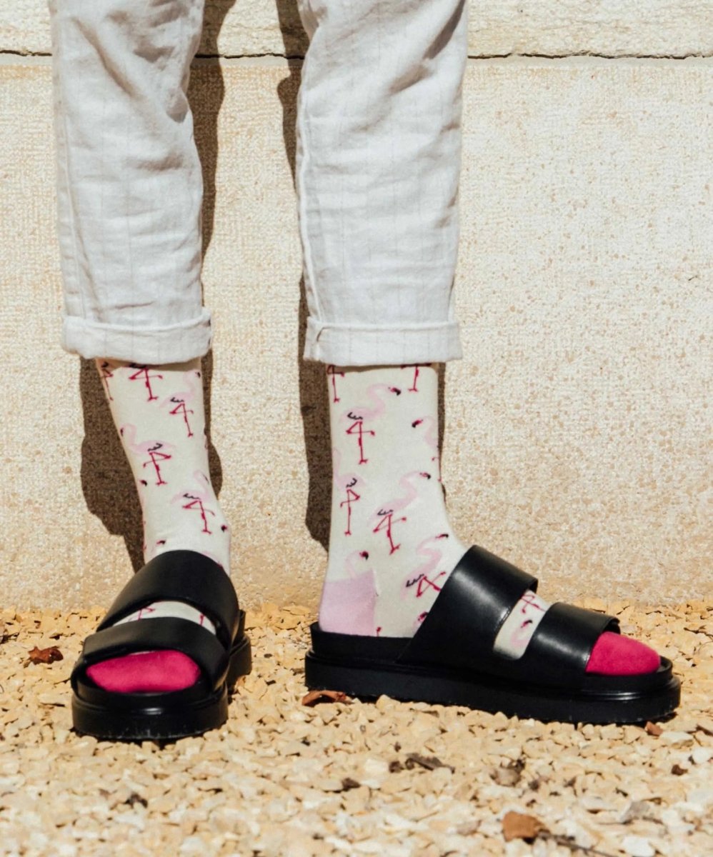 Socken Flamingo Sand von DillySocks