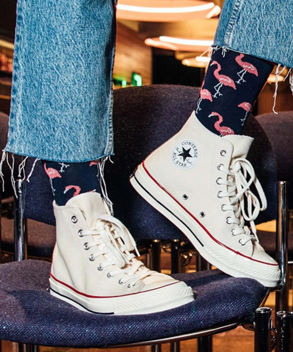 Socken Flamingo Shadow von DillySocks
