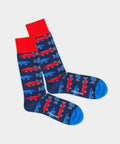 Socken Gone Fishing von DillySocks